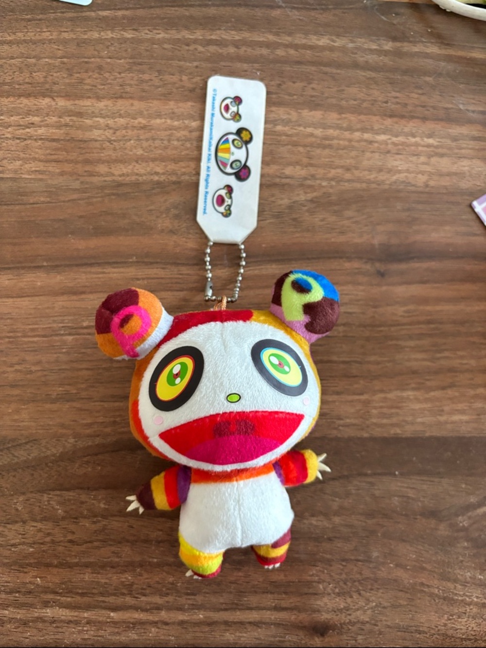 Colorful Multicolor Plush Keychain Toy - Kids' Cute Character